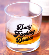 Daily Fucking Double Rocks Glass